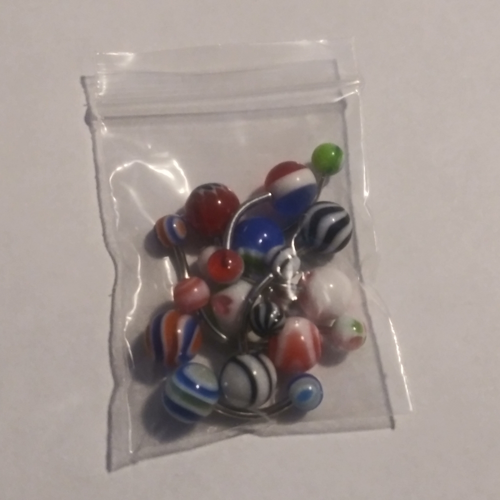 NWT Assorted Navel Jewelry - Stainless Steel - Various Colors